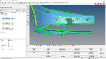Hypermesh | Plastic Meshing | Assign Thickness