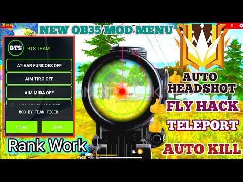 Free Fire Max Mod Menu Hack OB34 Update Today,100% Rank+Fly+Vbadge