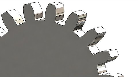 SolidWorks G Tutorial #170: S. Gear design & drawing