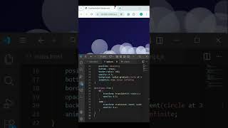 Bubble Animation In Html Css & JavaScript