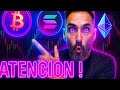 ATENCION ESTOS NIVELES!!!! Análisis Bitcoin Etherum Solana