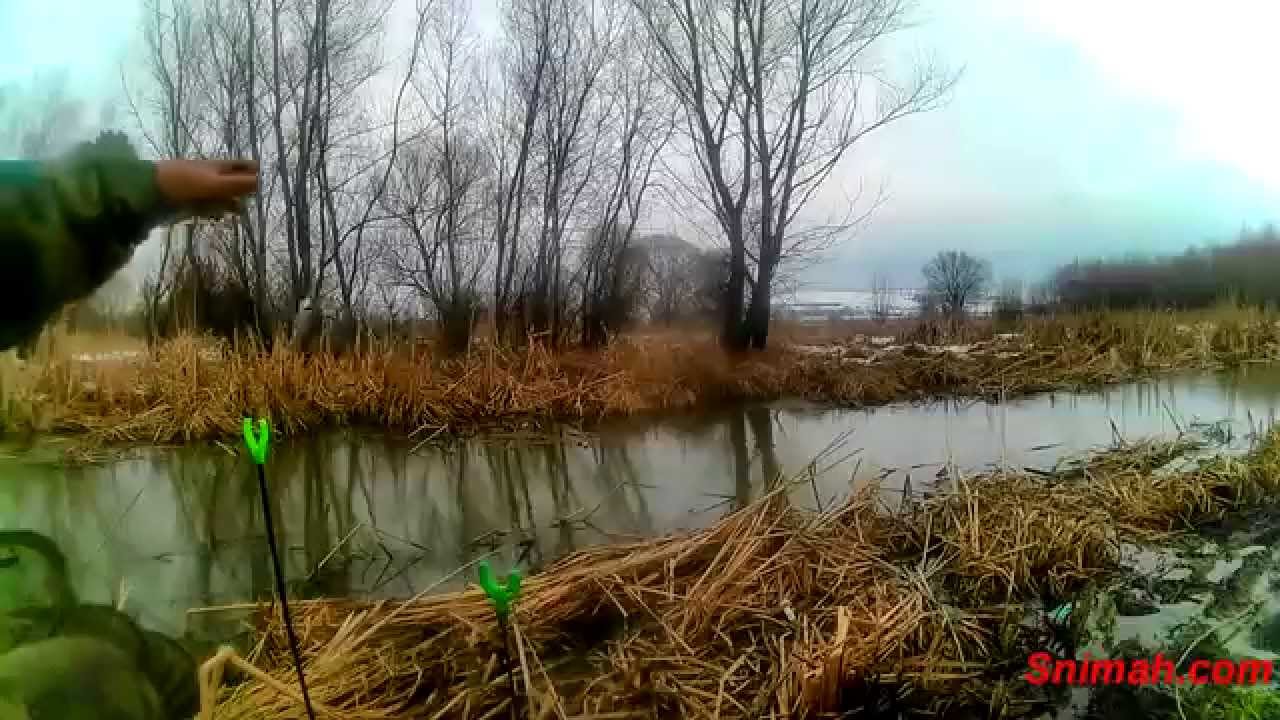 Snimah.com - Февруарски риболов на река Блато край село Орицвет