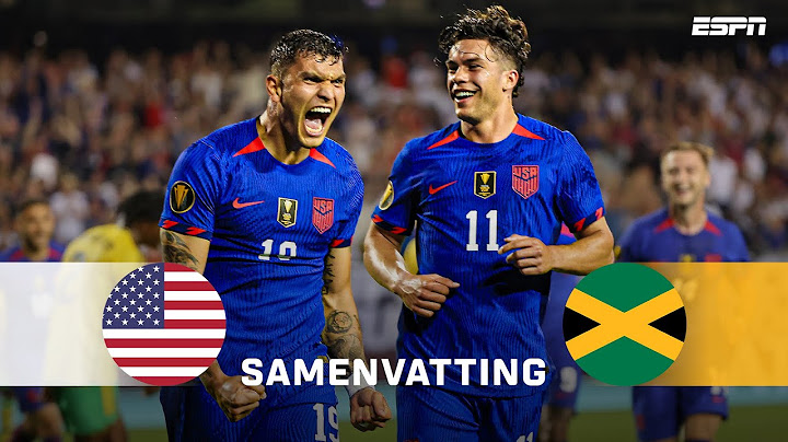 GROTE MISSER na PENALTY, beslissing valt pas LAAT 🫣 | Samenvatting Verenigde Staten - Jamaica