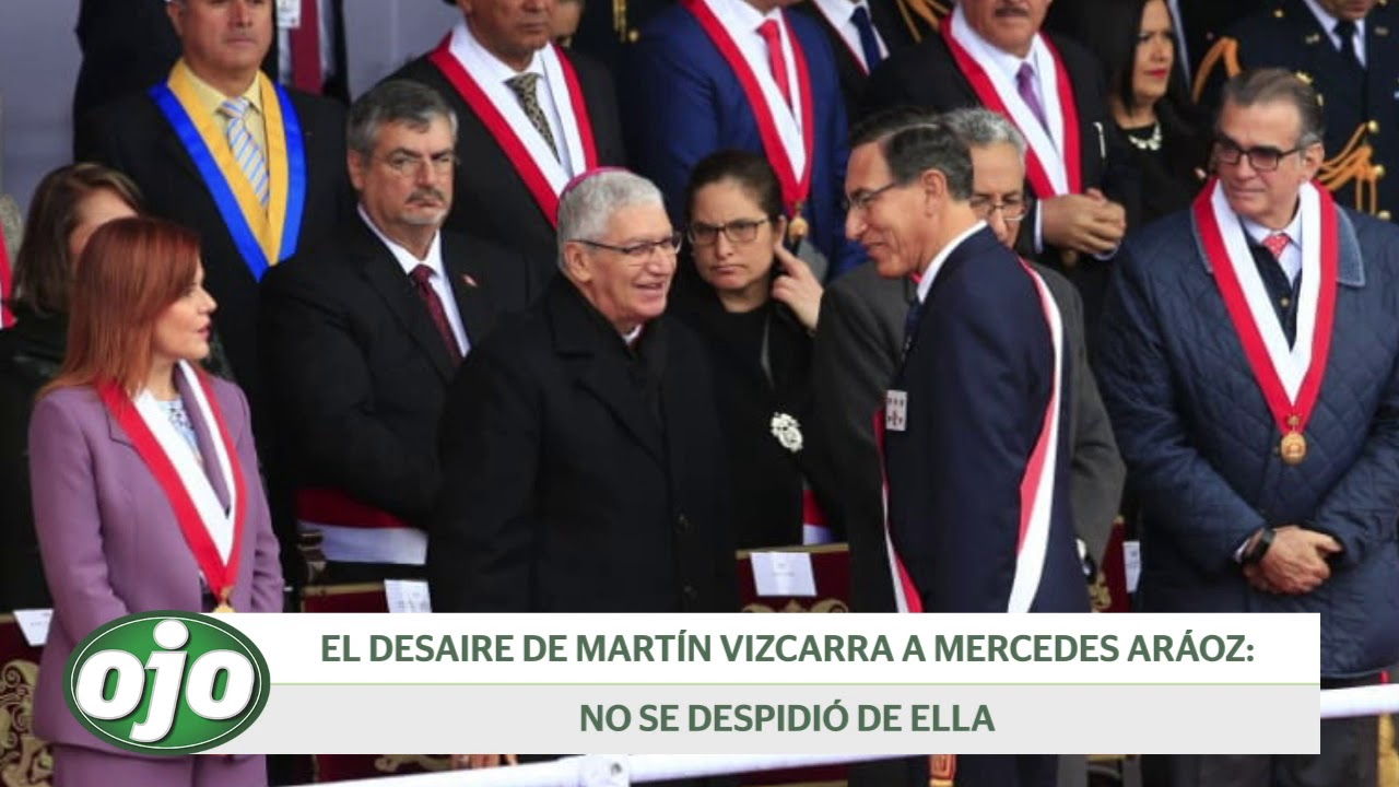 noticias de ultima hora Desaire de Martín Vizcarra a Mercedes Aráoz