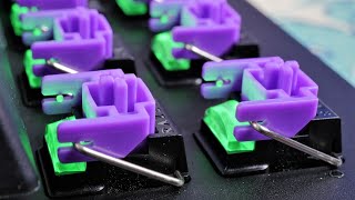 Razer Huntsman V2 keysound test and typing sample (purple clicky optical switches)