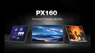 Pixio PX160 - 15.6 inch 1080p 60Hz IPS HDR Premium Gaming Productivity Portable Monitor Display