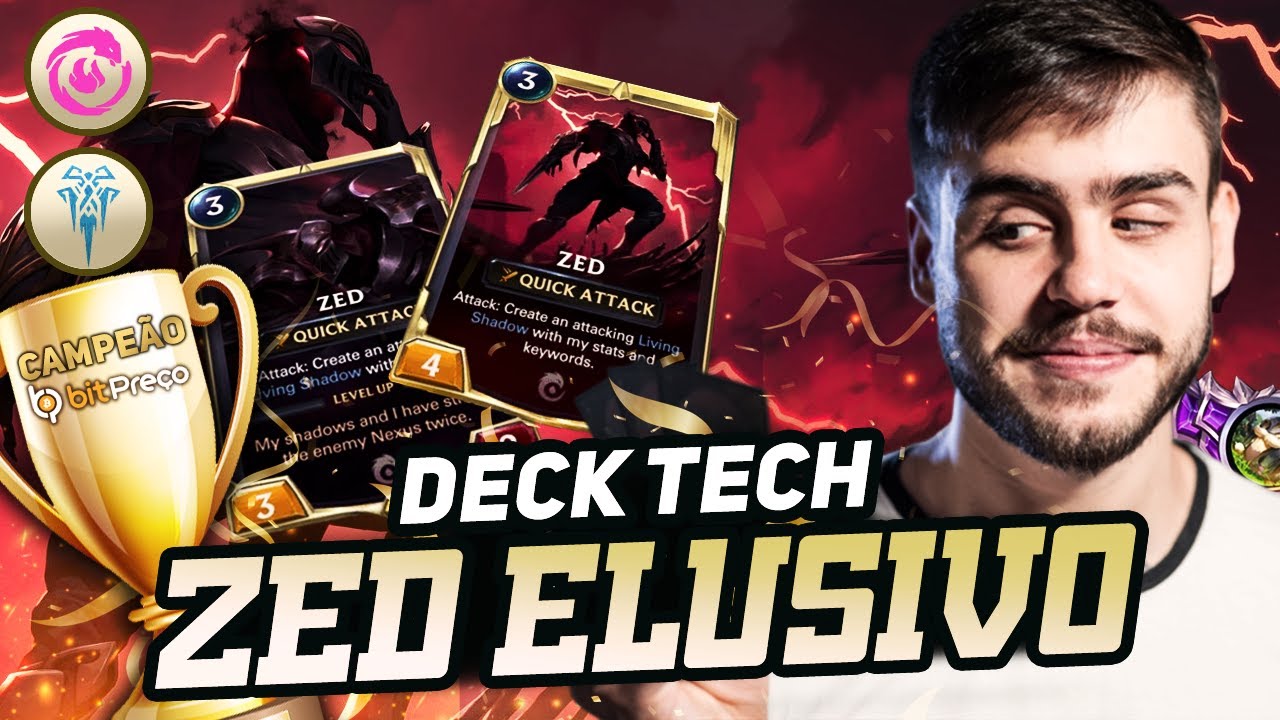 DECK TECH ZED ELUSIVE - LEGENDS OF RUNETERRA - YouTube