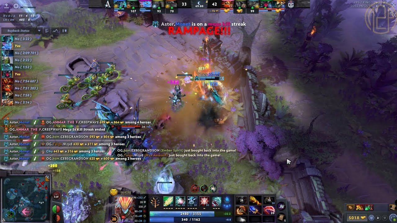 EPIC LAST CLASH ASTER vs OG GAME 2 MONET RAMPAGE PA ASTER vs OG GAME 2 - ESL One Malaysia 2022