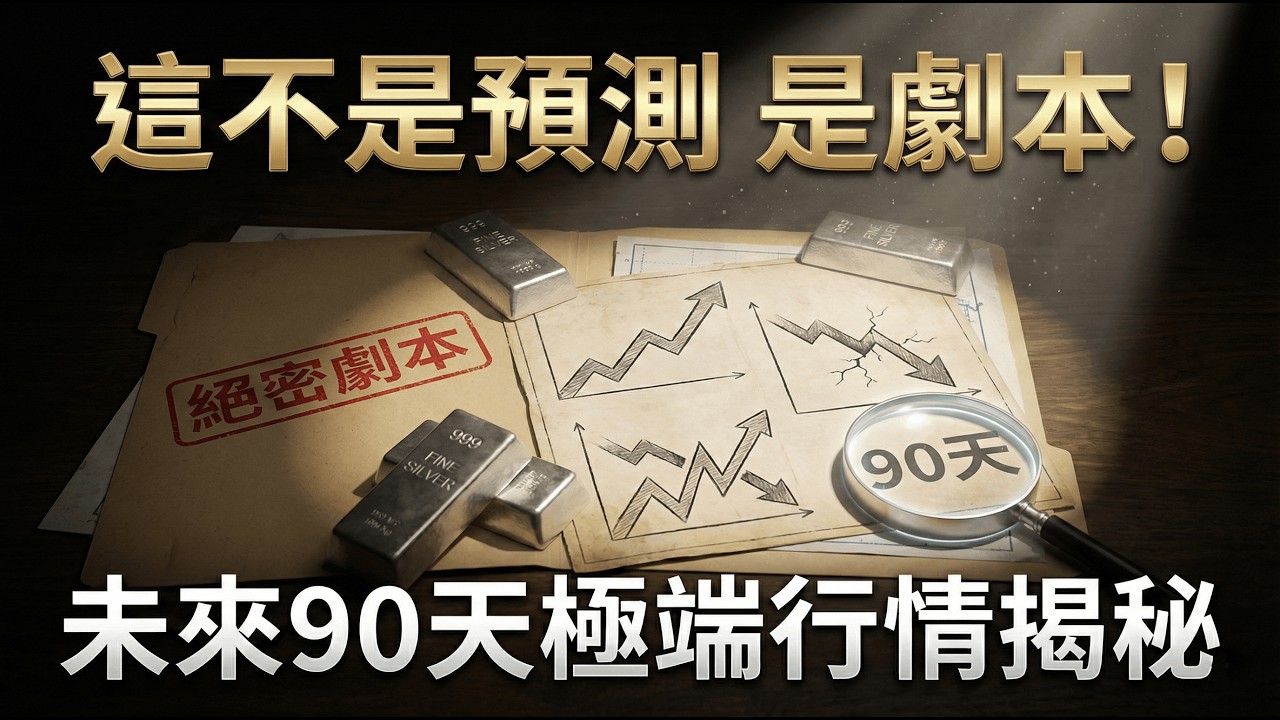 這不是預測是劇本！揭秘未來90天三種極端行情，手把手教你如何應對。#抗通膨 #貴金屬 #銀幣 #貨幣戰爭 #2026趨勢