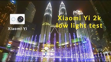 Xiaomi Yi Action Camera low light test