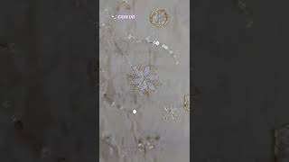 PURE VISCOSE SHIMMER CUT DANA HANDWORK BEADS #embroidery #fashion || WHATSAPP +917003798513