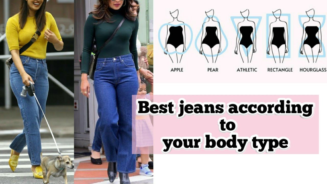 Find the Best jeans for your body type • Pear, Rectangle, Apple