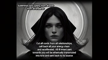 ⚠️ Cut cord with all Relationships,subliminal.listen everyday for 7days