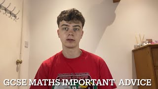 Watch this video before GCSE maths paper 1 | Last minute advice