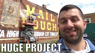 Art & History Come Together (Mail Pouch Mural Restoration, Ford City PA)