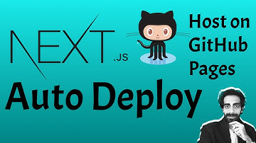 Deploy NextJS to Github Pages With CICD | Free NextJS Hosting on GitHub