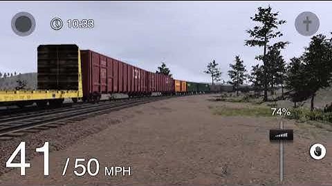 Trainz Simulator 3 Railfanning Two CSX YN3 SD40-2’S Pulling BNSF Manifest
