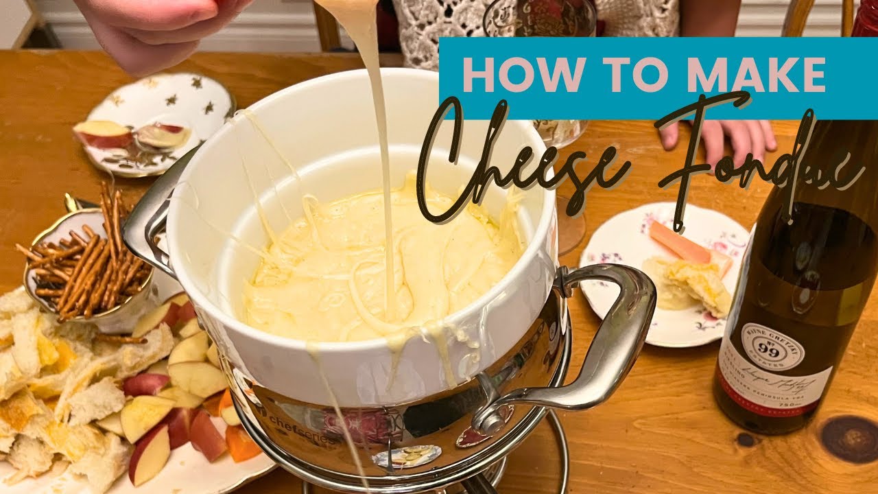 How to make a simple cheese fondue YouTube