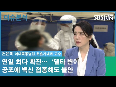 [이슈분석] 연일 최다 확진…‘델타 변이’ 공포에 백신 접종해도 불안