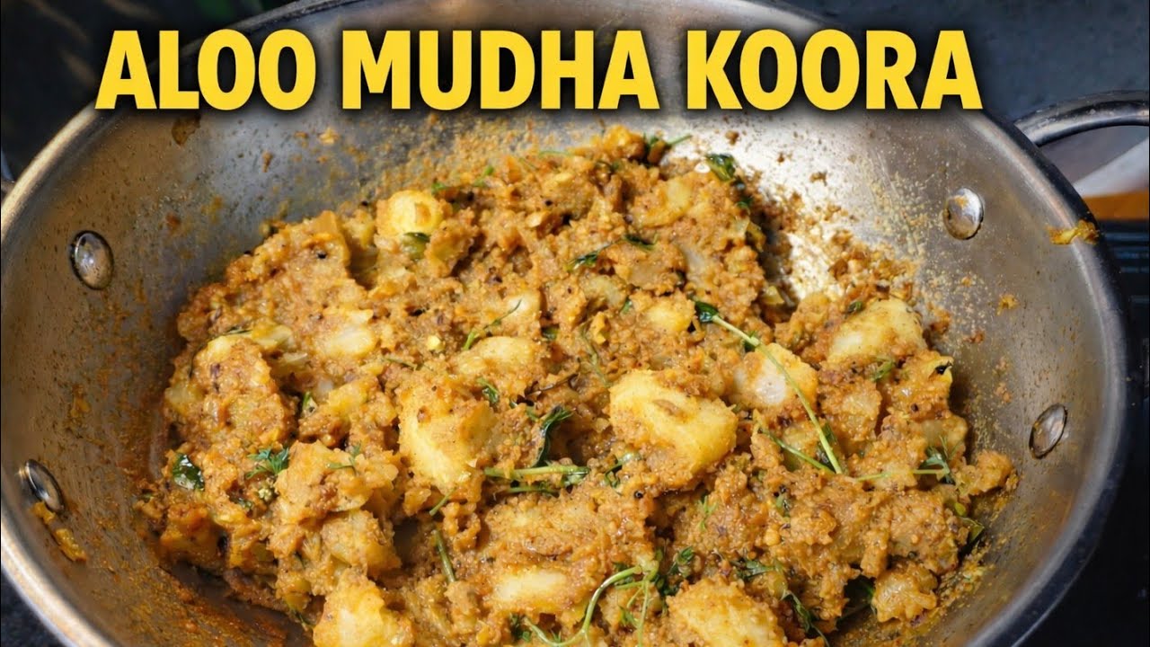 బంగాళదుంప పచ్చి మిర్చిముద్దు కూర | Potato Mash curry 😋 | @HomeFoodsCookingg 