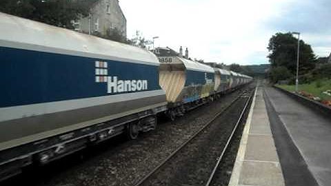 DB Schenker Class 59 59206 Passing Oldfield Park Working A Stone Train