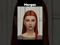 Morgan Fyres… But Swapped?! 😭 Sims 4 CAS Challenge #sims4shorts