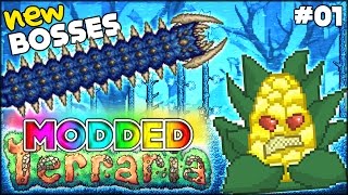 ⭐ FIGHTING BRAND NEW BOSSES! ⭐TERRARIA VETERANS | Modded Terraria 1.3.4 Episode 1 (Terraria Modpack)