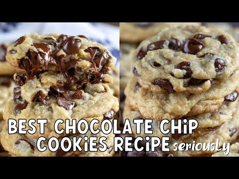 BEST Chocolate Chip Cookie Recipe SERIOUSLY - Crazy for Crust