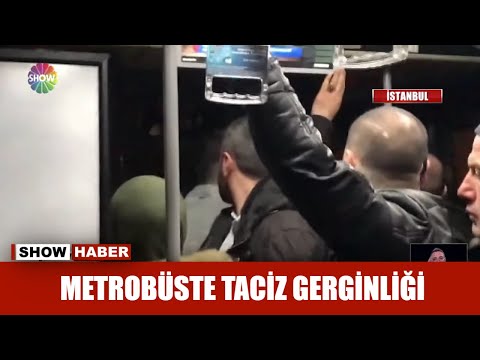 Metrobüste taciz gerginliği!