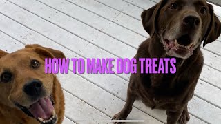 How to make dog treats, easy recipe