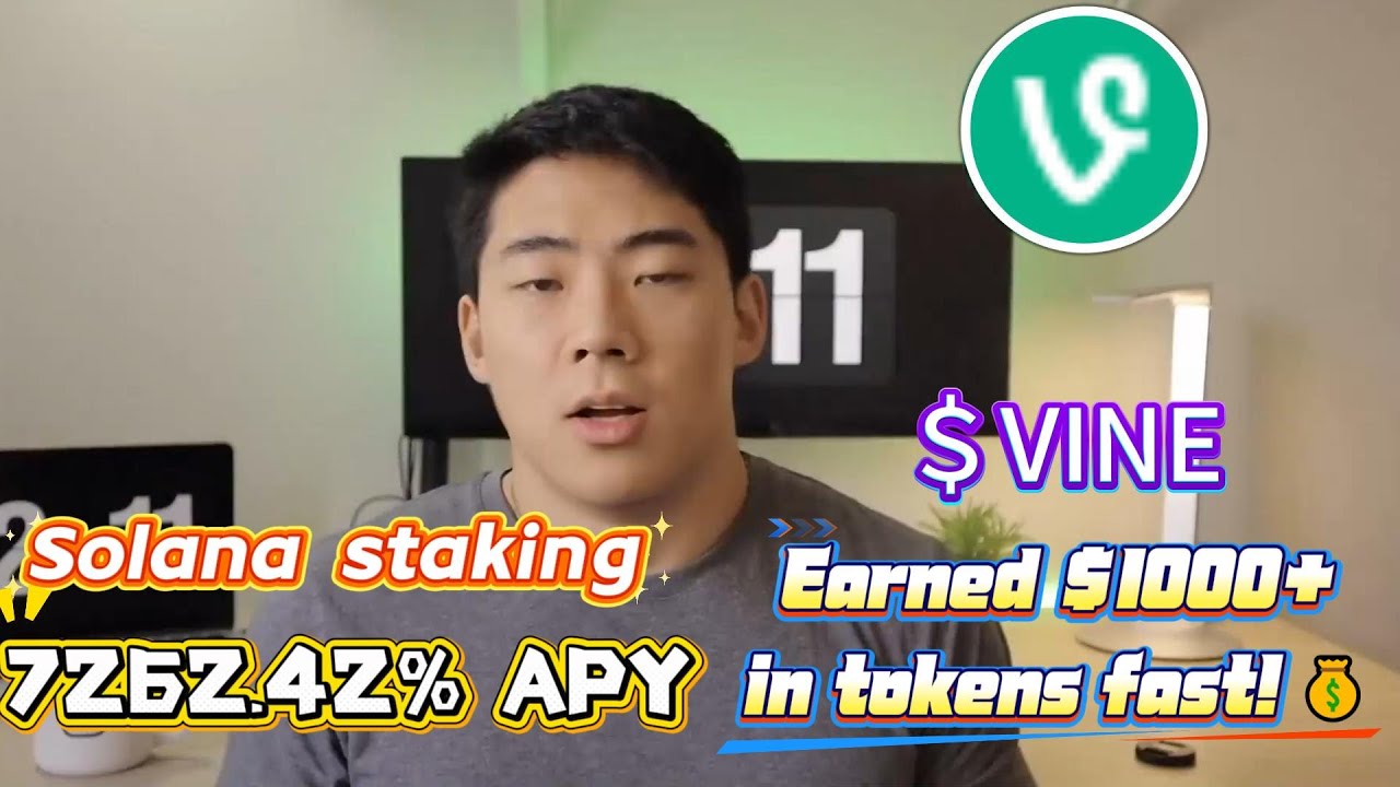 Staking VINE Token in Vine Solana – 7262.42% APY Crypto Mastery