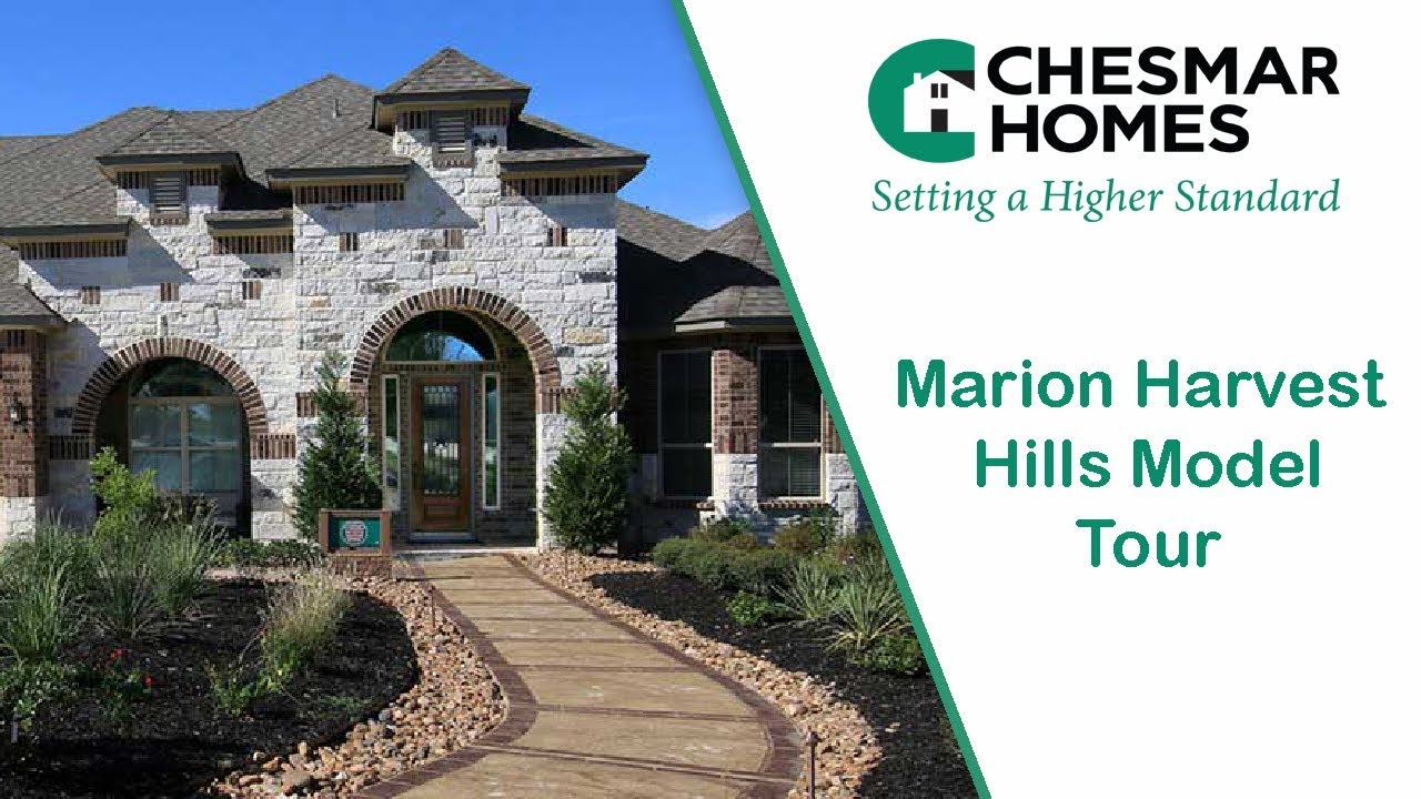 Chesmar Homes House Tour Harvest Hills Community & Model San Antonio