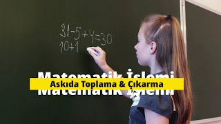 Matematik İşlemi | Askıda Toplama ve Çıkarma | Okul Öncesi Etkinlikler | Etkinlik Okulu