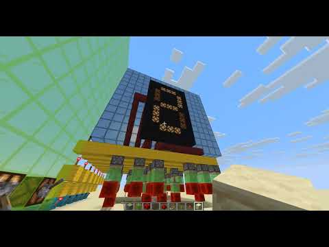 3-bit binary decoder & 7-segment display w/ read-only piston memory