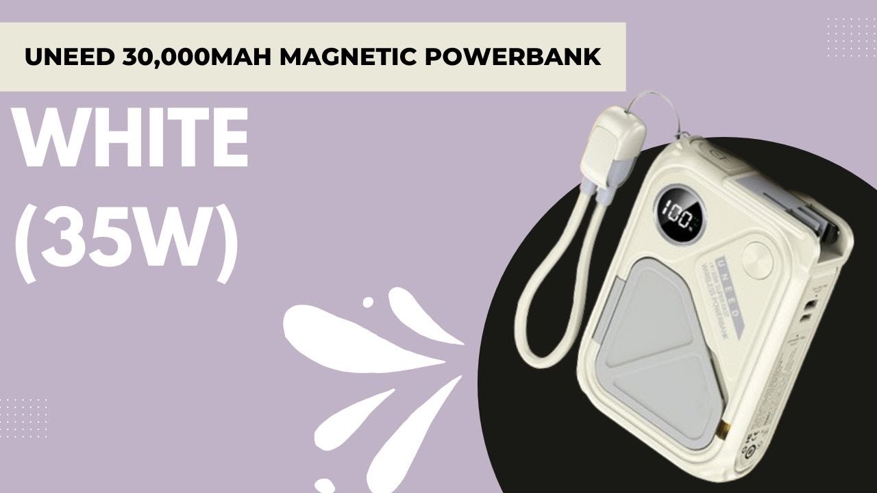 Uneed 30,000mAh (White) Powerbank Unboxing 