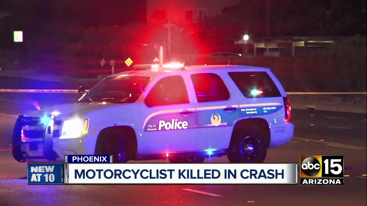 Motorcyclist killed in north Phoenix accident - YouTube