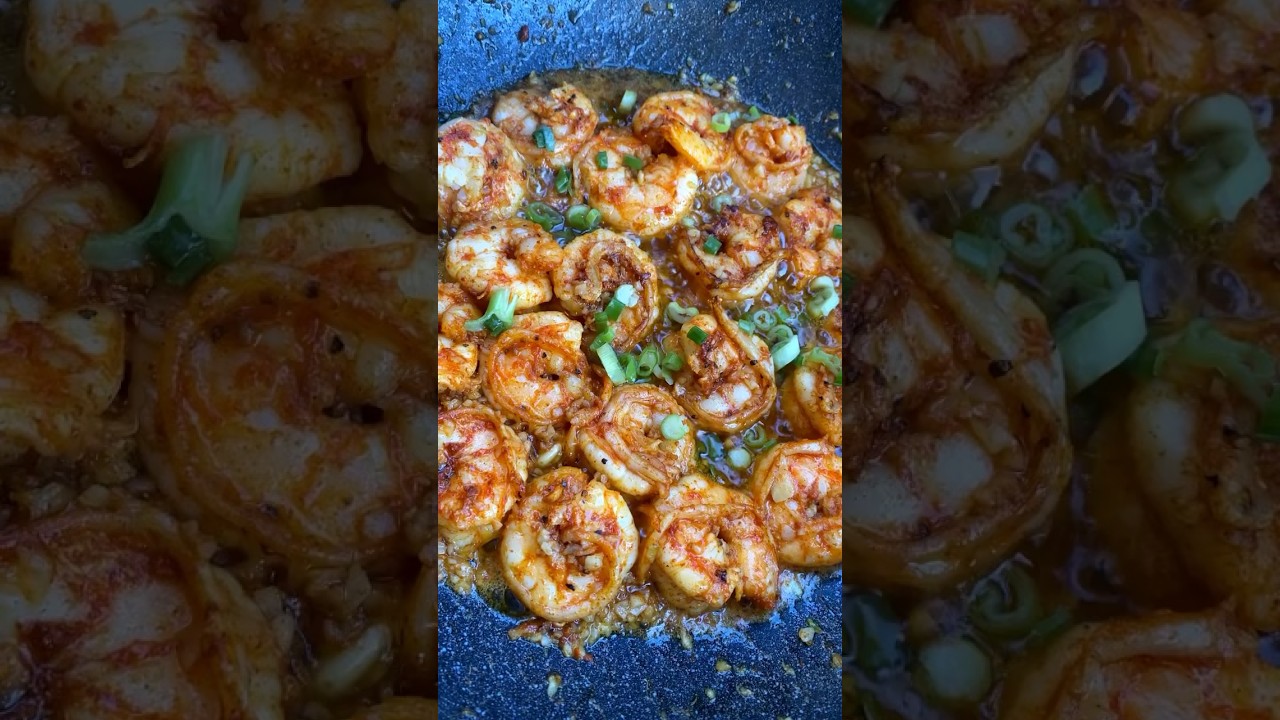 Garlic butter shrimp and white rice. 🧄🧈🍤🍚