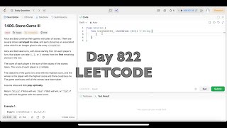 Day 822: LeetCode Problem 1406. Stone Game III - Swift