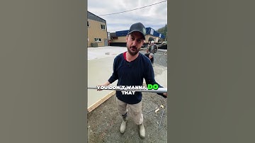 Who runs the bull float on your crew? #concrete #construction #landscaping