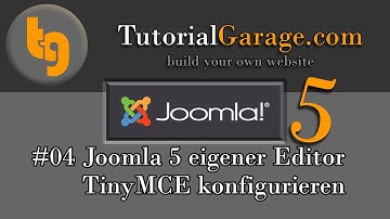 Joomla 5: TinyMCE Editor konfigurieren - Homepage erstellen - Tutorialgarage.com