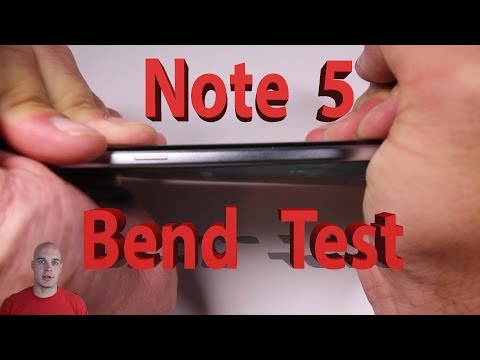 Samsung Galaxy Note 5 Bend Test