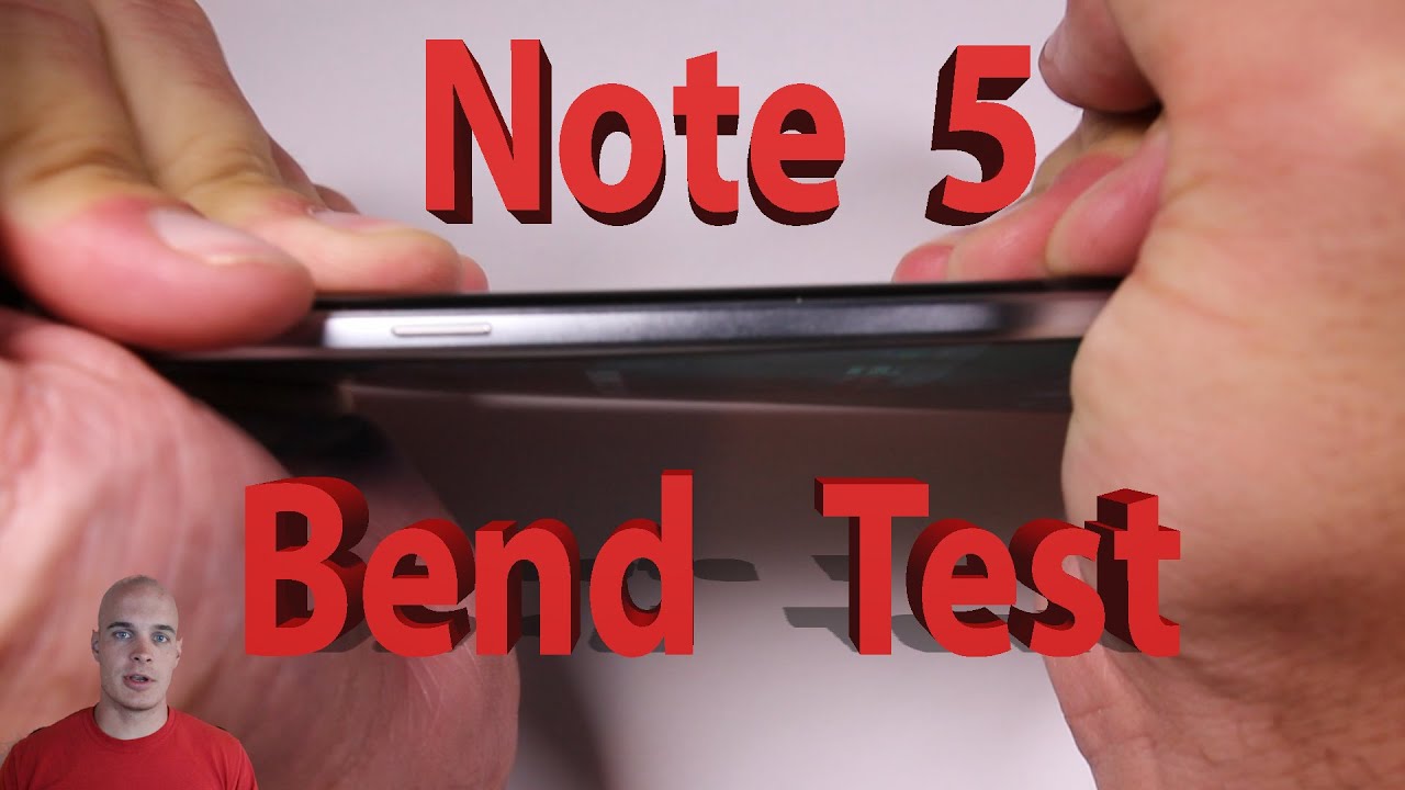 most viewed netflix Samsung Galaxy Note 5 Bend Test