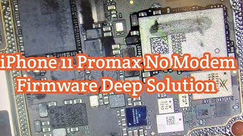 iPhone 11 Promax No Modem Firmware Repairing | Restore 11PM No Service |#@SanService