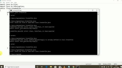 Java : Create a File Using Character Stream Classes