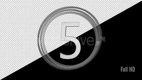 3D Countdown - Aged Film Counter | Motion Graphics - Envato elements