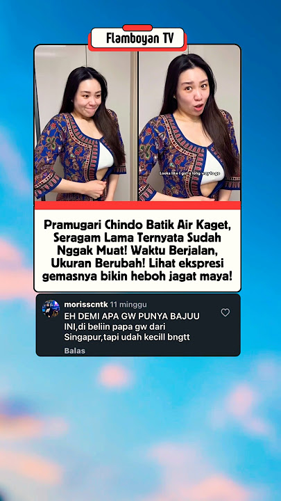 Pramugari Chindo Batik Air Kaget, Seragam Lama Ternyata Sudah Nggak Muat! #shorts #trending