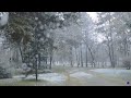 RAIN SNOW • Winter Relaxation Music - Peaceful Relaxing Music - Nature 4k Video UltraHD