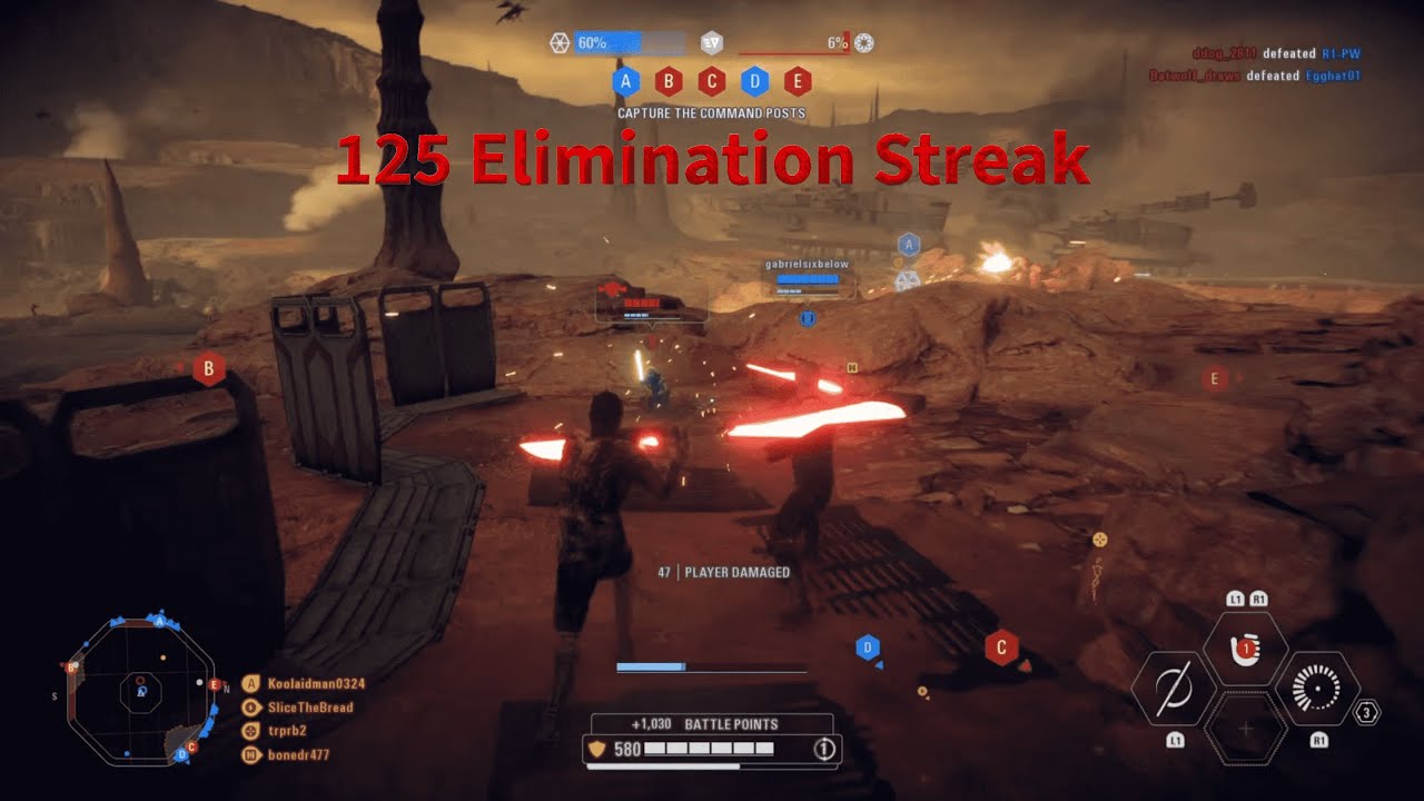 145 Eliminations 1 death Maul game play (no commentary)