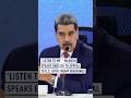 'Listen to me' - Maduro speaks English to appeal to U.S. over Trump warnings