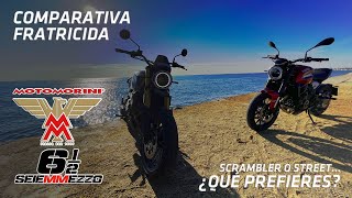 Hermanas y rivales: Moto Morini Seiemmezzo Scrambler vs. Street… ¿con cuál te quedas?